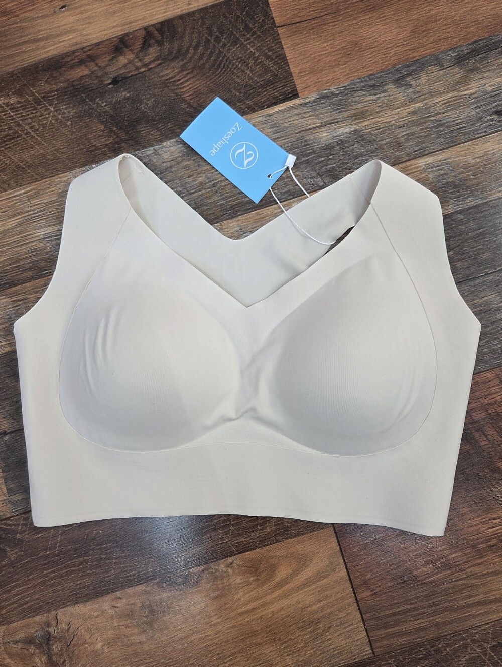 NWT Zoe Shape Cream Nude Shaping & Lifting Bra, Size XL